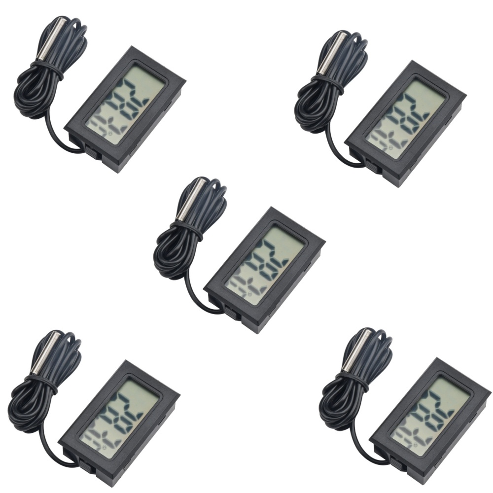 Planted Aquarium Temperature - Mini LCD Digital Thermometer FY-10 Embedded