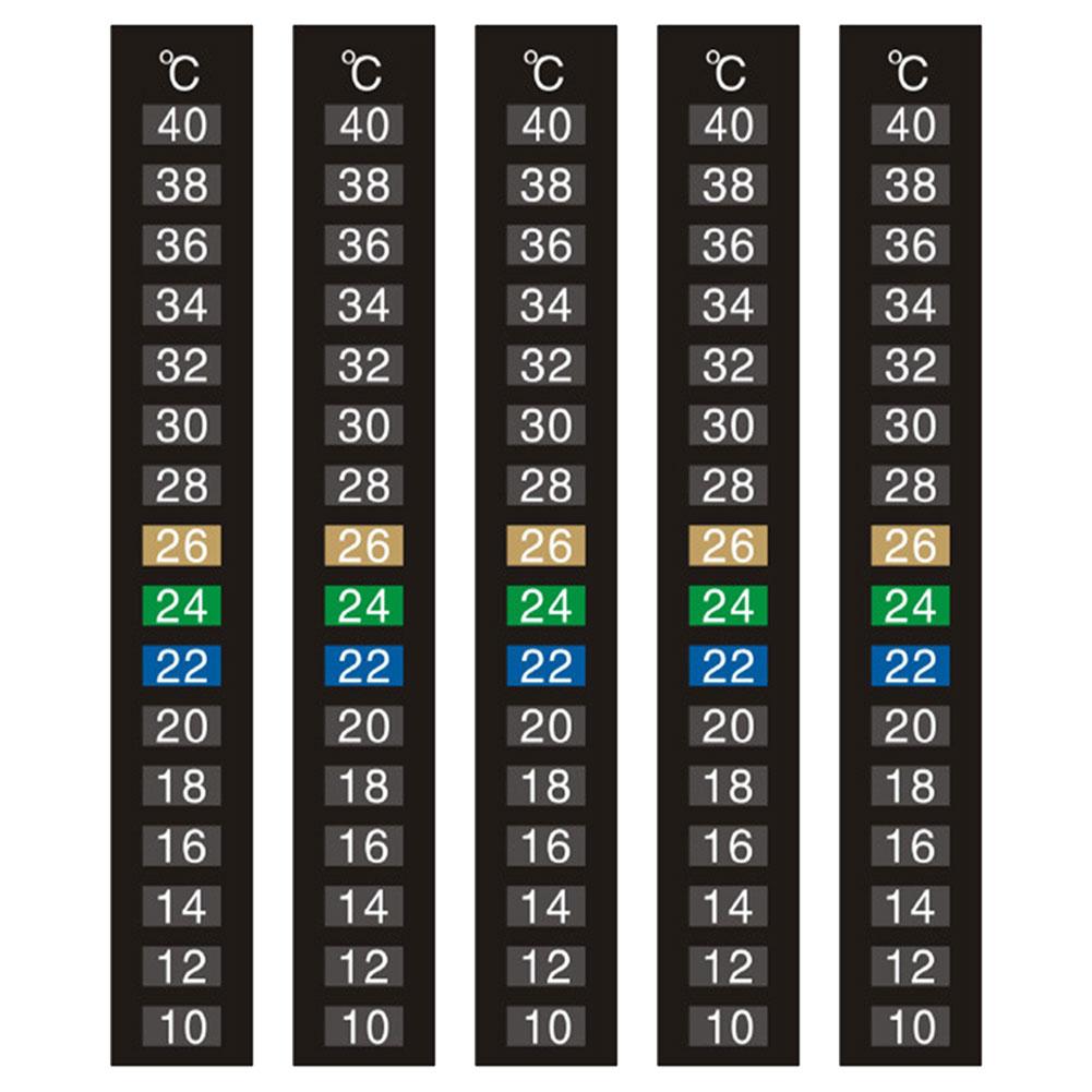 Planted Aquarium Temperature - Discoloration Thermometer Stick-on Aquarium Temperature Measurement