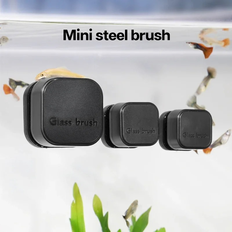 Mini Square Magnetic Brush Aqu - Planted Aquarium Tools ulasan dan harga