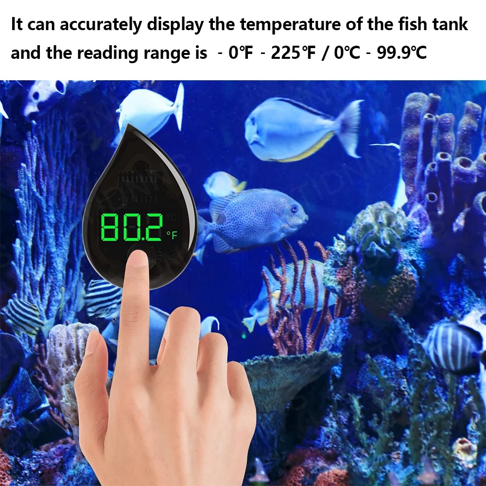 Aquarium Self-Adhesive Thermom - Planted Aquarium Temperature ulasan dan harga