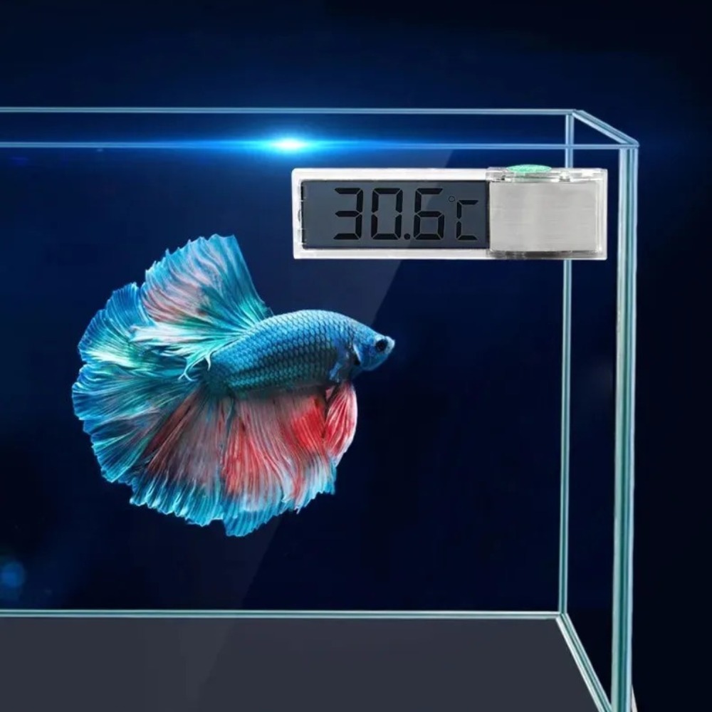 1PC Aquarium Thermometer Elect - Planted Aquarium Temperature ulasan dan harga