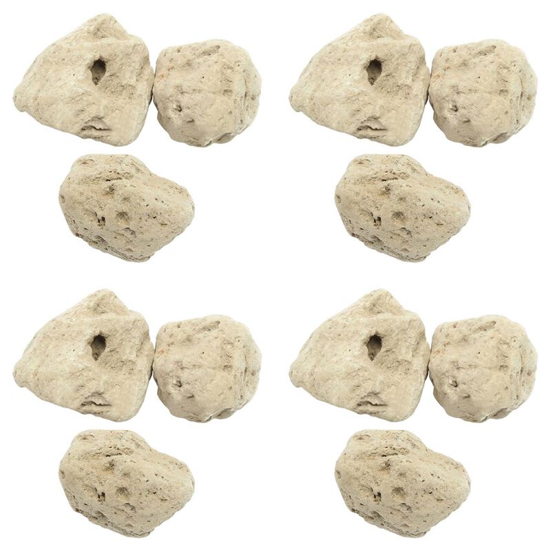 12Pcs Floating Real Rocks Aqua - Planted Aquarium Models ulasan dan harga