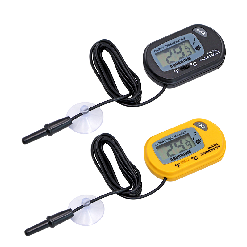 Fish Tank Thermometer LCD Digi - Planted Aquarium Temperature ulasan dan harga