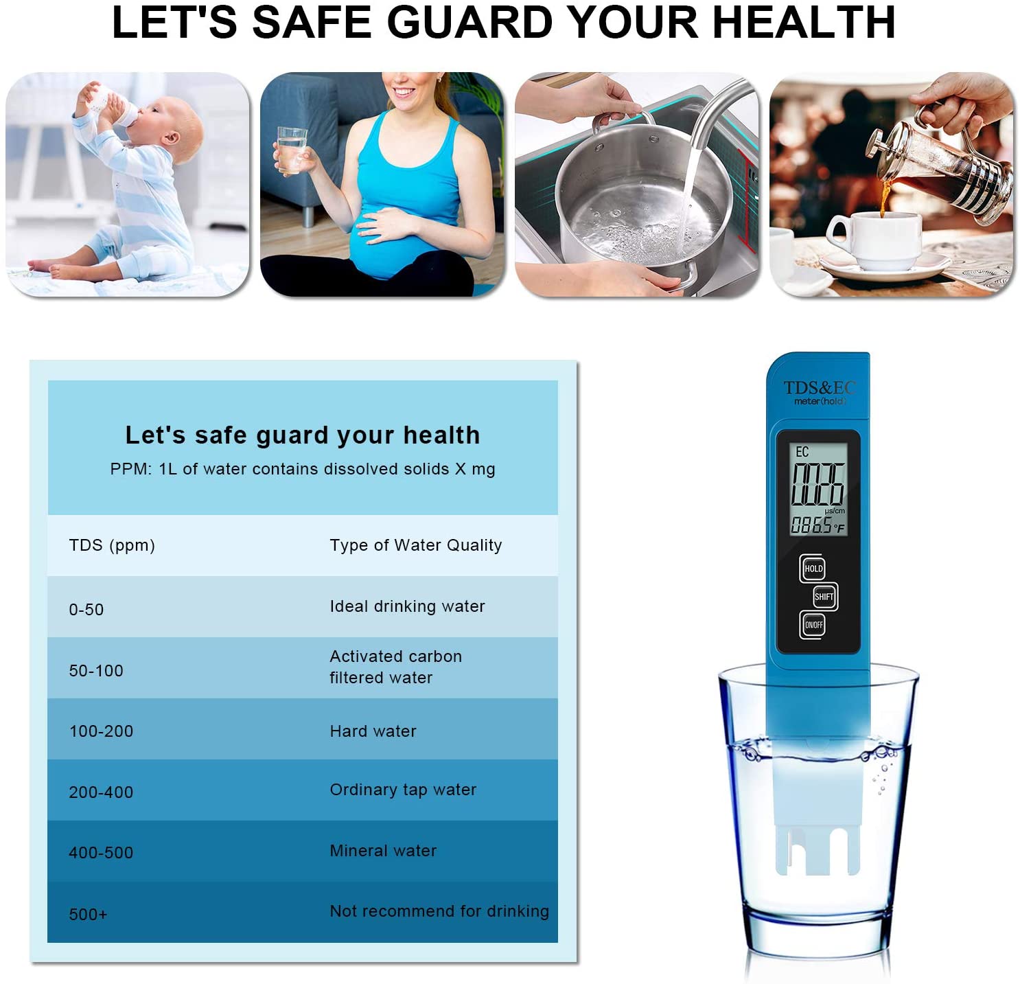 Digital PH /TDS/ EC Meter Test - Planted Aquarium Temperature ulasan dan harga