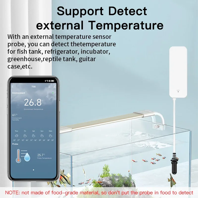 Tuya WiFi Temperature Humidity - Planted Aquarium Temperature ulasan dan harga