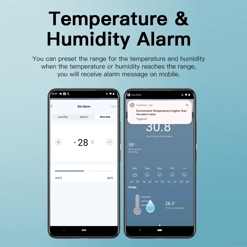 Tuya WiFi Temperature Humidity - Planted Aquarium Temperature ulasan dan harga