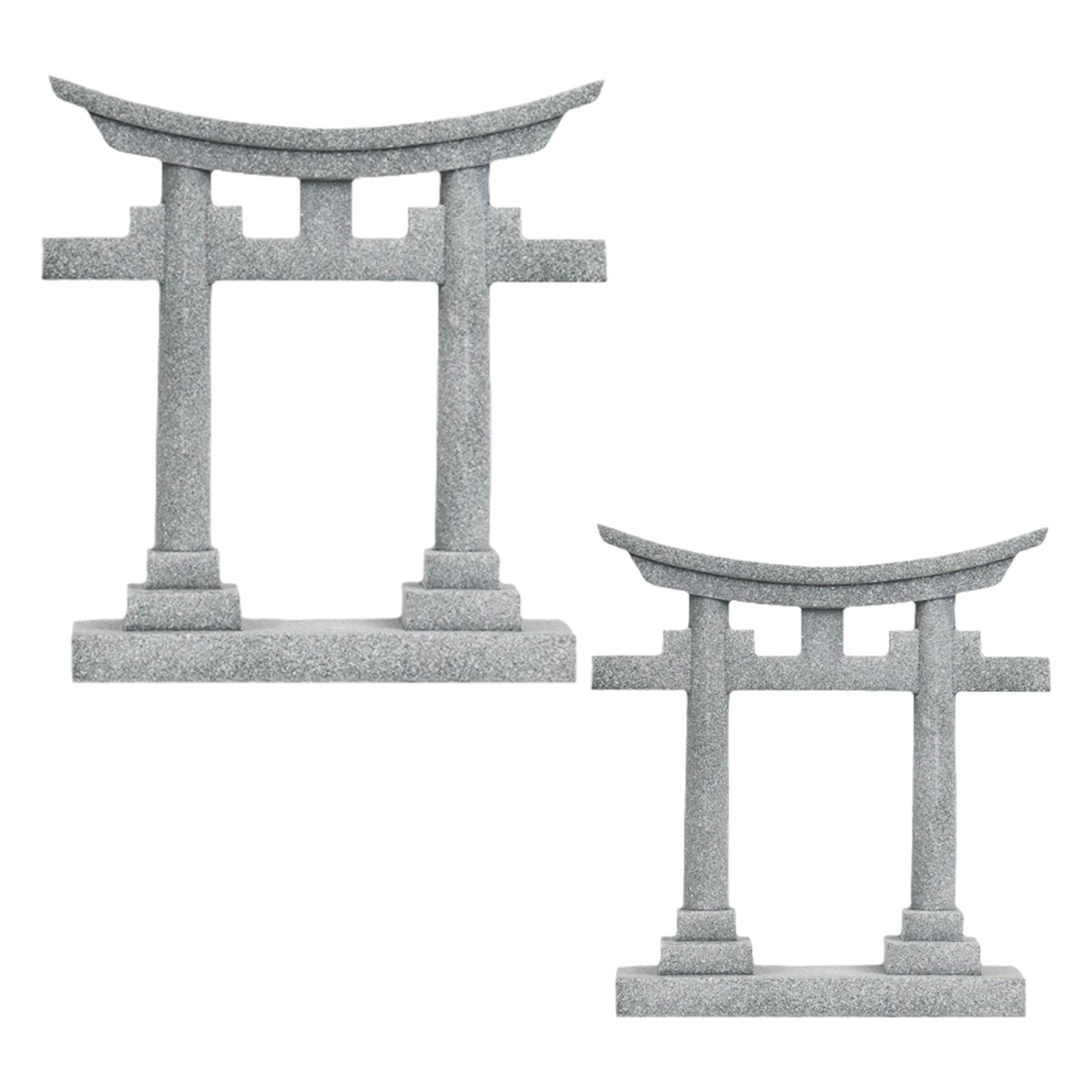 Japan Torii Gate Shrine Model  - Planted Aquarium Models ulasan dan harga