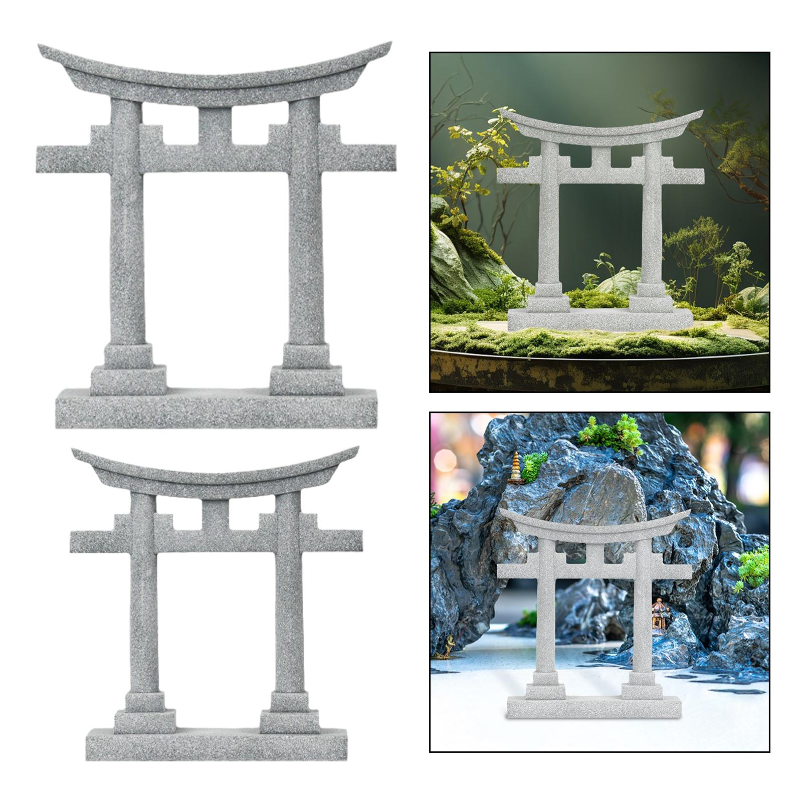 Japan Torii Gate Shrine Model  - Planted Aquarium Models ulasan dan harga