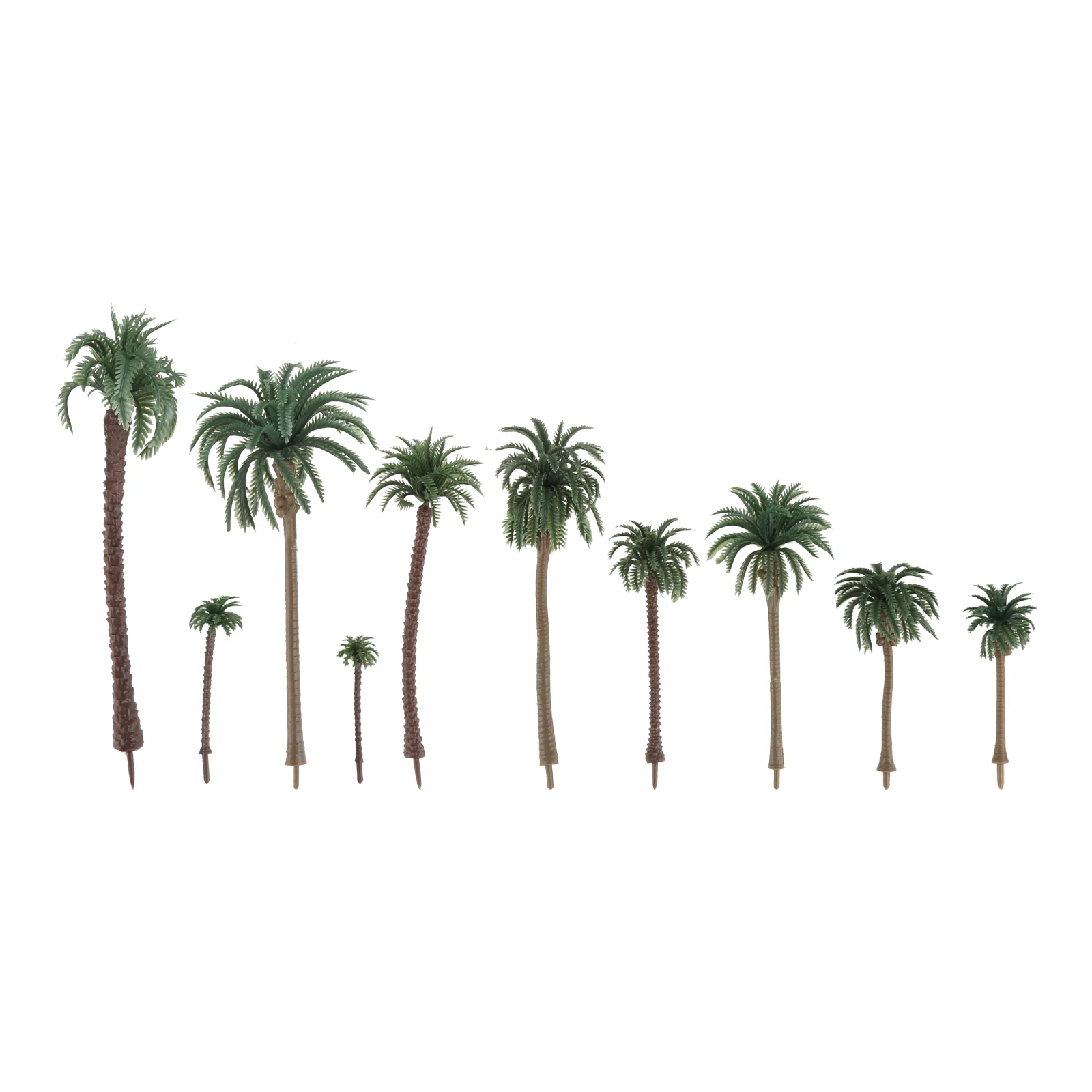 48Pcs Plastic Palm Tree Miniat - Planted Aquarium Models ulasan dan harga