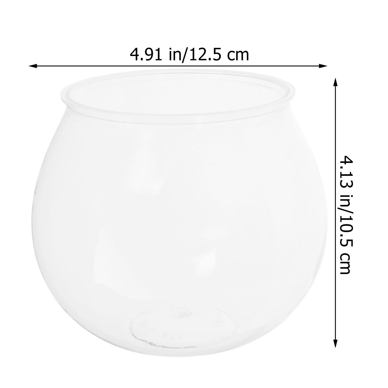4Pcs Mini Plastic Fish Tank Cl - Planted Aquarium Bowl ulasan dan harga