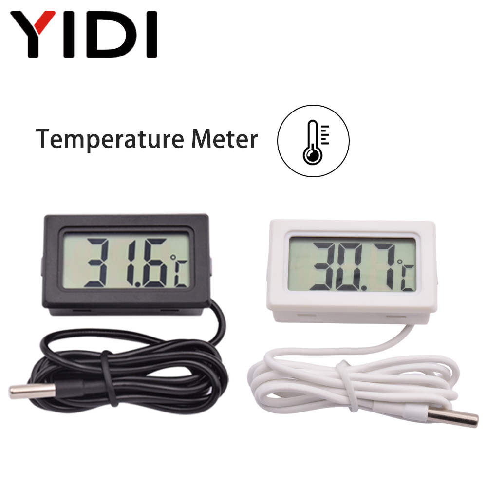 Digital Mini LCD Thermometer H - Planted Aquarium Temperature ulasan dan harga